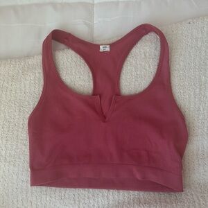 Target Pink Ribbed Tank Top